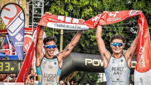 Gran actuación santafesina en el Triatlón de La Paz