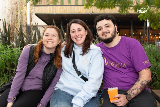 Ariana Favaretto, Rocio Aronsón y Juan Lucas Pagin