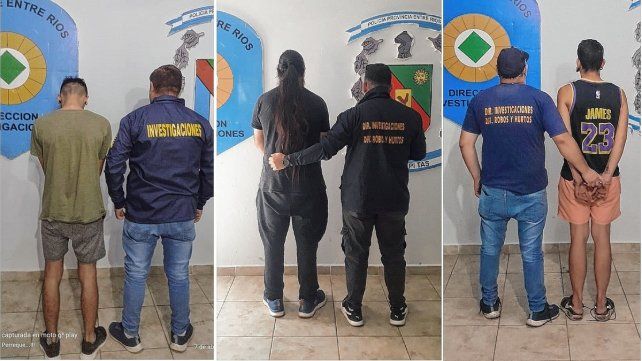 Tres detenidos por alquiler y venta de armas en Paraná