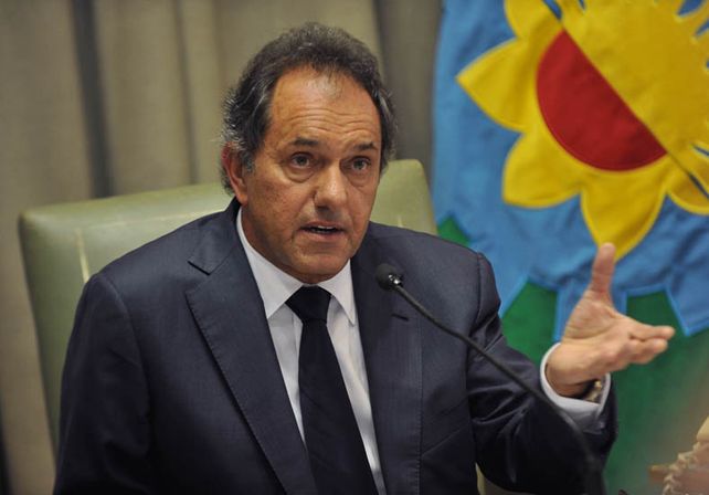 ¿Interna?.Scioli negó que haya diferencias en el seno del oficialismo