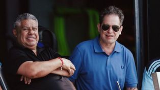 Andrés Calamaro estuvo presente en el último entrenamiento de la Selección argentina antes del partido contra Cabo Verde