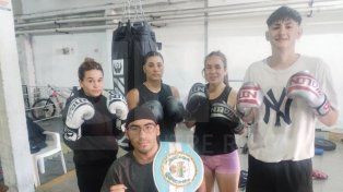 Jorgelina Cantero, Zamira Beber, Johana Beber, Tomás Omar e Iván Frutos (abajo) serán algunos de los que combatirán en el Club Palma Juniors.