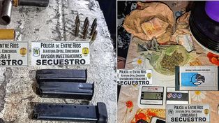 Cayó una banda por venta de drogas y violencia en Concordia