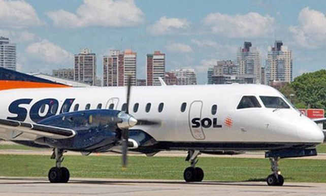 La aerol&iacute;nea Sol reanuda sus vuelos programados a distintas provincias