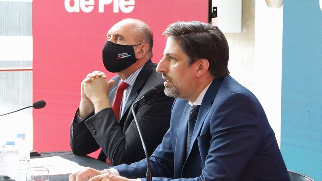 El gobernador Omar Perotti y el ministro de Educación Nacional