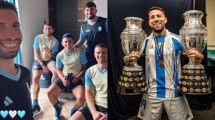 Tras ser bicampeón de América, Nicolás Otamendi llegó a París para participar de los Juegos Olímpicos.