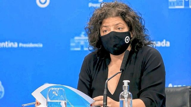 La ministra de Salud de la Nación