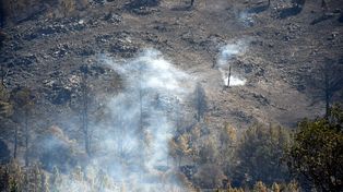 Fuego. Los incendios en Córdoba afectaron 110.000 hectáreas.