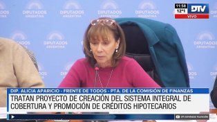 Las comisiones de Finanzas, Presupuesto y hacienda de la Cámara de Diputados de la Nación trata el proyecto de Creación del Sistema Integral de Cobertura y Promoción de Créditos Hipotecarios. Régimen de Protección de Deudores de Préstamos Hipotecarios UVA y UVI.