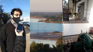 Agua potable: habilitaron dique provisorio por la bajante. El titular de Obras Sanitarias de Paraná, Juan Pablo Arroyo,&nbsp; explicó su funcionamiento&nbsp;
