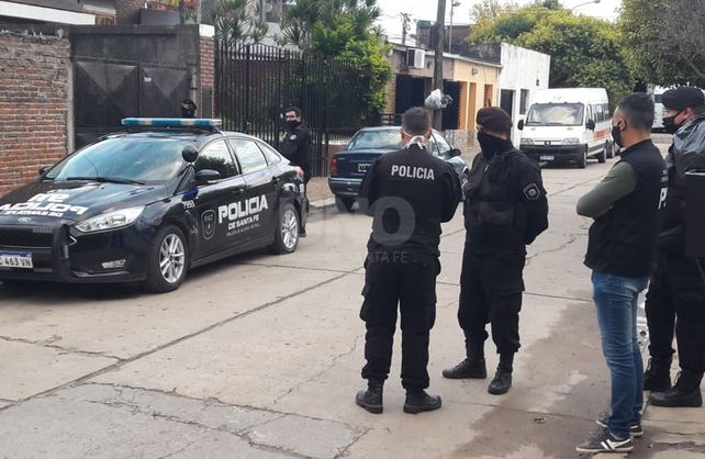 El lugar en donde ocurrió la entradera.