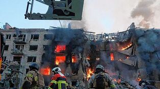 Ataque masivo: Rusia lanzó un ataque aéreo sobre Kiev con 690 misiles y drones.