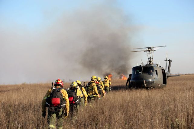 Incendios: Santa Fe pidió por las Fuerzas Armadas