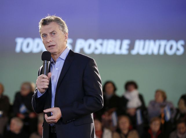 Fórmula. Macri dijo que el blanqueo contribuirá a financiar el pago de sentencias a favor de los jubilados.