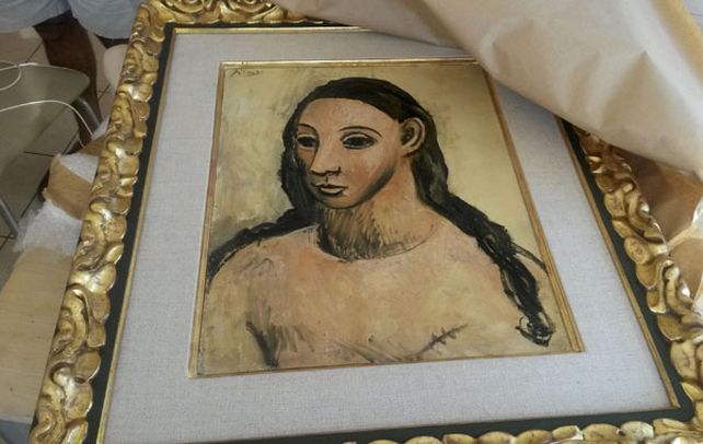 Cabeza de mujer joven. El óleo es propiedad del banquero Jaime Botín.
