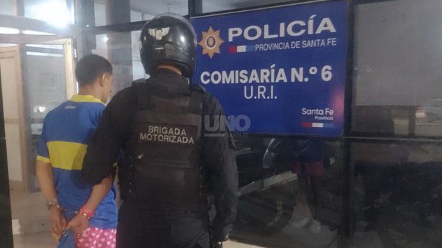 El joven fue detenido en un control de la Policía