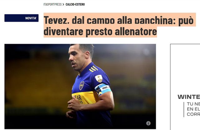La noticia del arribo de Tevez a Central recorrió el mundo