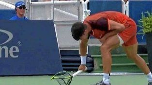 Carlos Alcaraz enfureció en su derrota contra Gael Monfils en el Masters 1000 de Cincinnati.