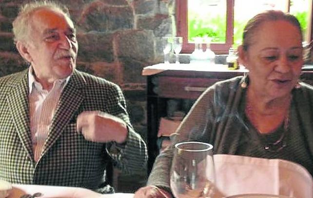 García Márquez y su mujer Mercedes