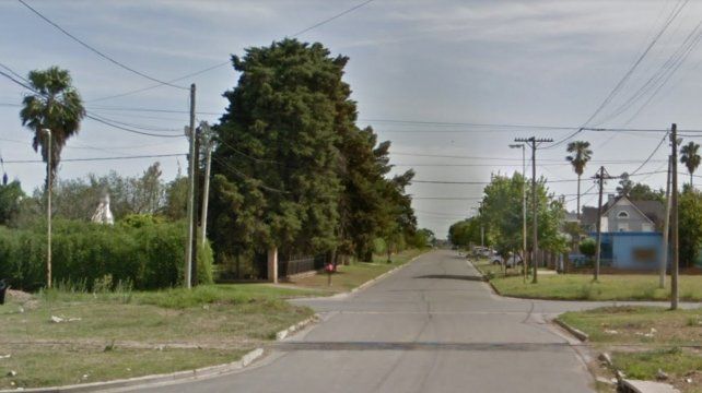 La zona donde ocurrió el ataque.