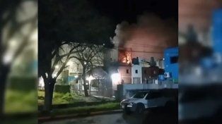 Imágenes de la explosión e incendio en el parque industrial de Sauce Viejo&nbsp;
