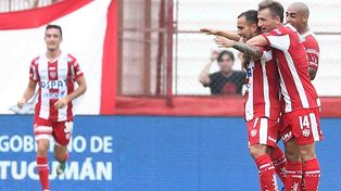 Otro festejo de Fragapane, candidato al Gol de la Fecha