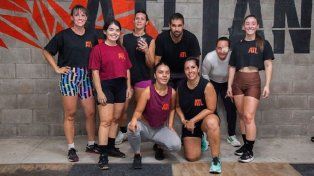 &nbsp;Crossfit para todos en una plaza de Colonia Avellaneda.