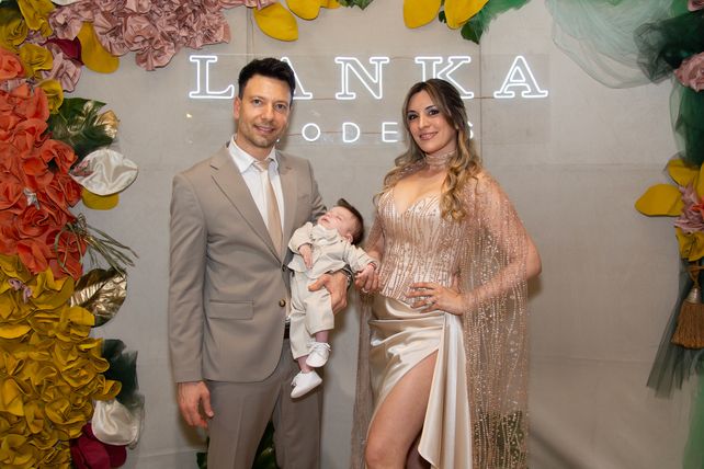 Martín y Vitto Frugoli y Carolina Della Ceca