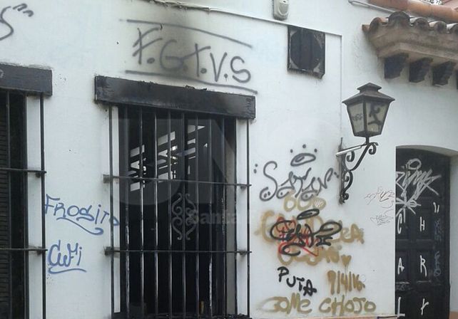 Los daños se registraron en la estructura edilicia exterior del museo