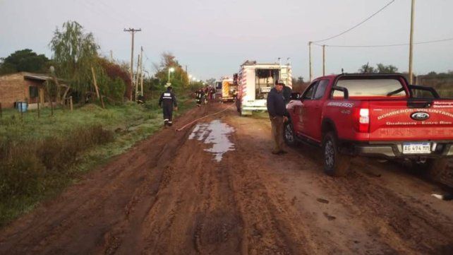 Tragedia en Gualeguay: un bombero murió al incendiarse su casa