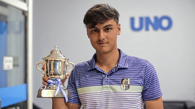 Amadeo Viene de ganar la segunda fecha del Argentino de Menores de golf.
