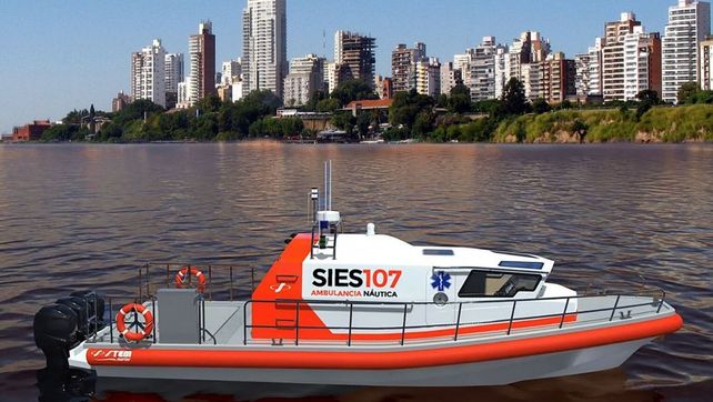 La ambulancia náutica del Sies estará en la zona de las islas frente a Rosario.