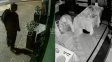 Rompió un vidrio, entró a una pizzería y en 20 segundos escapó con celulares y dinero