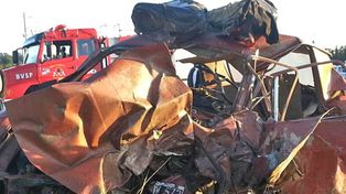 Nueve personas murieron en San Pedro a causa de un trágico choque frontal
