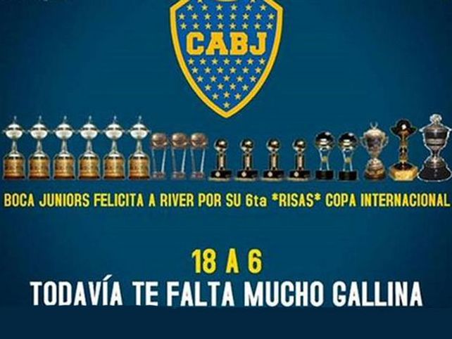 ¡Boca respondió las burlas de River con muy buenos afiches!