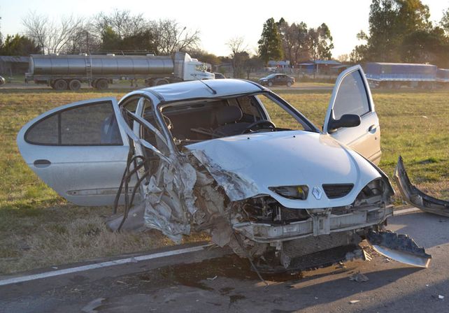 Triple choque en la ruta 39 dejó como saldo una persona gravemente herida