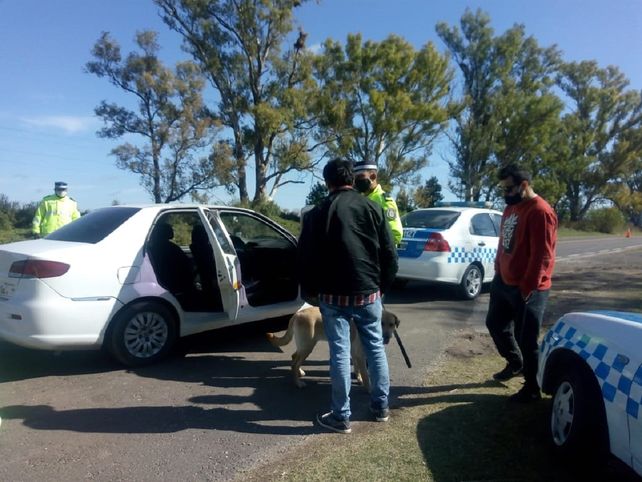 Un remisero en la ruta con 400 mil pesos