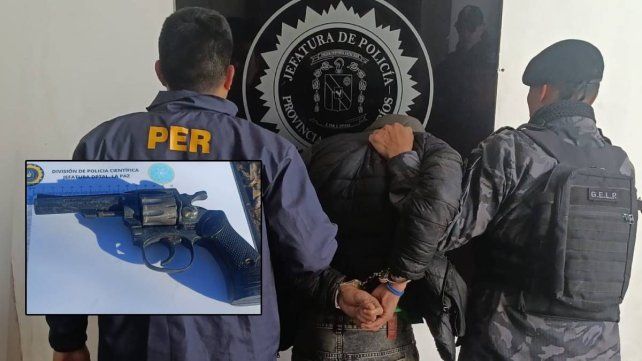 La Paz: atacó a tiros a la policía, fue detenido y luego entregado a sus padres