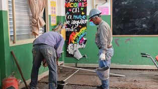 A través del FAE, el municipio de Villa Gobernador Gálvez realizó más de 900 trabajos en escuelas y jardines