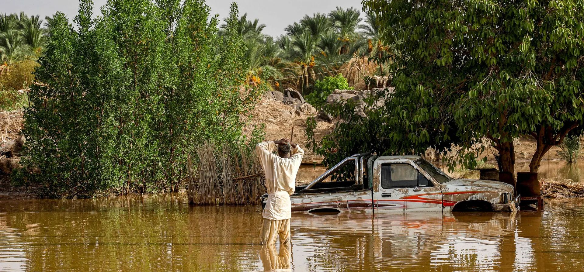 Omdurmán, Sudán. Las lluvias torrenciales han destruido más de 450 viviendas en el norte del país Fotografía: AFP/Getty Images Omdurmán, Sudán. Las lluvias torrenciales han destruido más de 450 viviendas en el norte del país Fotografía: AFP/Getty Images