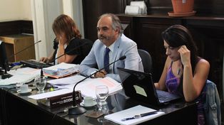 Satisfacción. El fiscal Candioti valoró la condena como también la postura del tribunal.