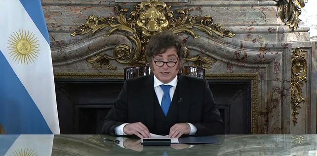 Javier Milei anunció sanciones para empresas que operen en Malvinas y la construcción de una base en Tierra del Fuego.