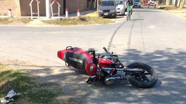 En el operativo secuestraron una moto Honda CBX 250