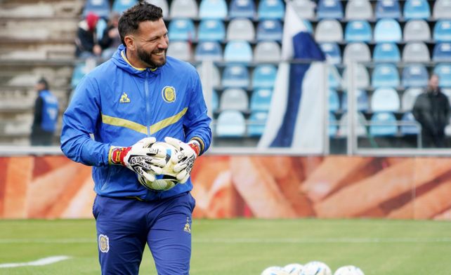 Jorge Broun, capitán de Central, se quedó afuera del último partido por una molestia.