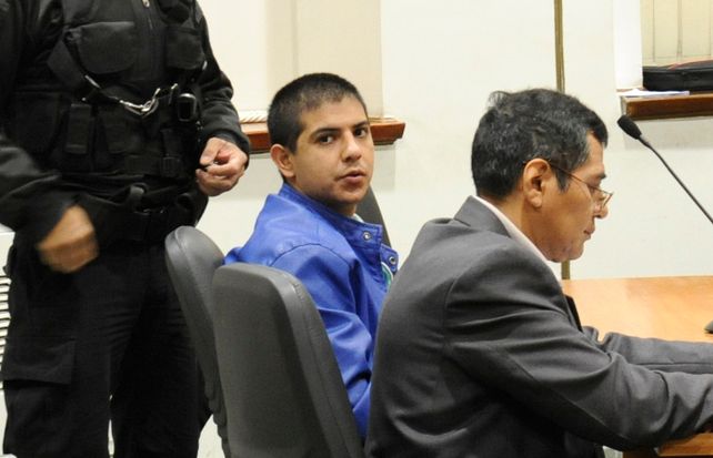 Emanuel Chamarro en una audiencia en los Tribunales provinciales de Rosario. (foto de archivo)