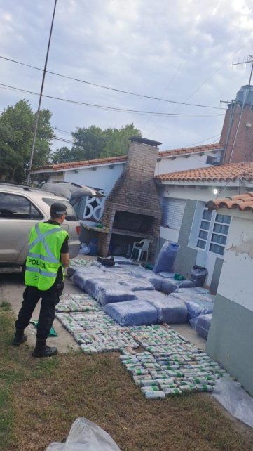 La carga con hojas de coca