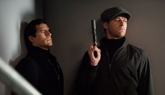 Clásicos y modernos. Henry Cavill se pone en la piel del agente Napoleón Solo y el rubio Armie Hammer interpreta al ruso Illya Kuryakin.