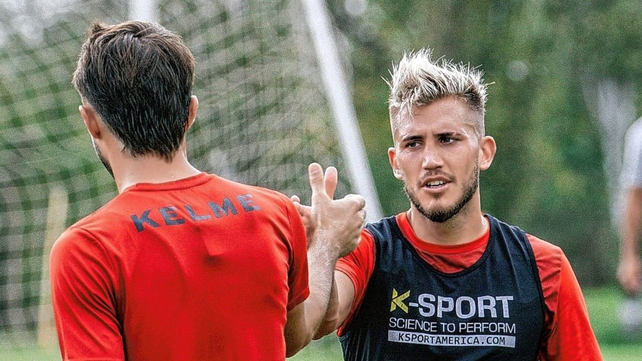Este jueves en la práctica de Colón serán exigidos Gonzalo Piovi y Paolo Goltz.