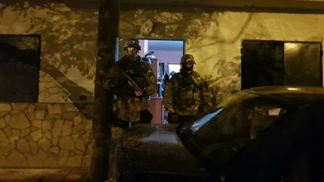 Procedimiento. El s&aacute;bado hubo 14 allanamientos y once detenidos.