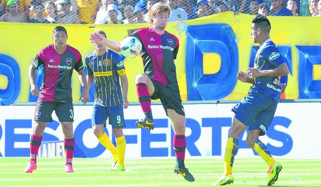 Entrega. Mateo es el símbolo del esfuerzo y reapareció la fecha pasada contra Talleres tras una lesión.&nbsp;